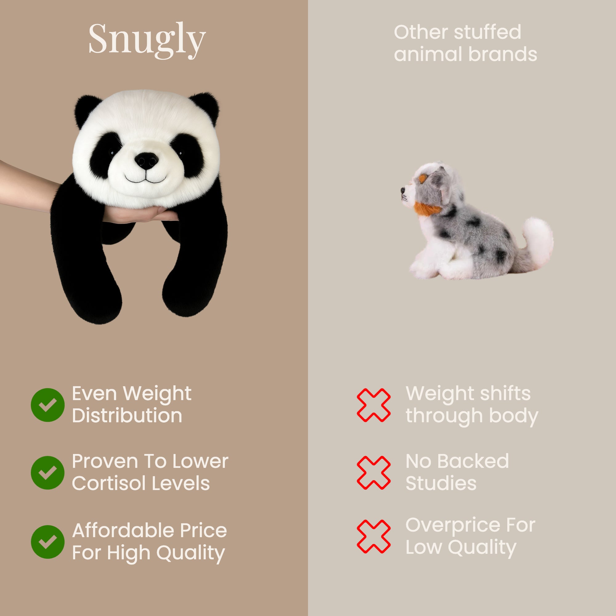 Snugly - Weighted Stuffed Animals