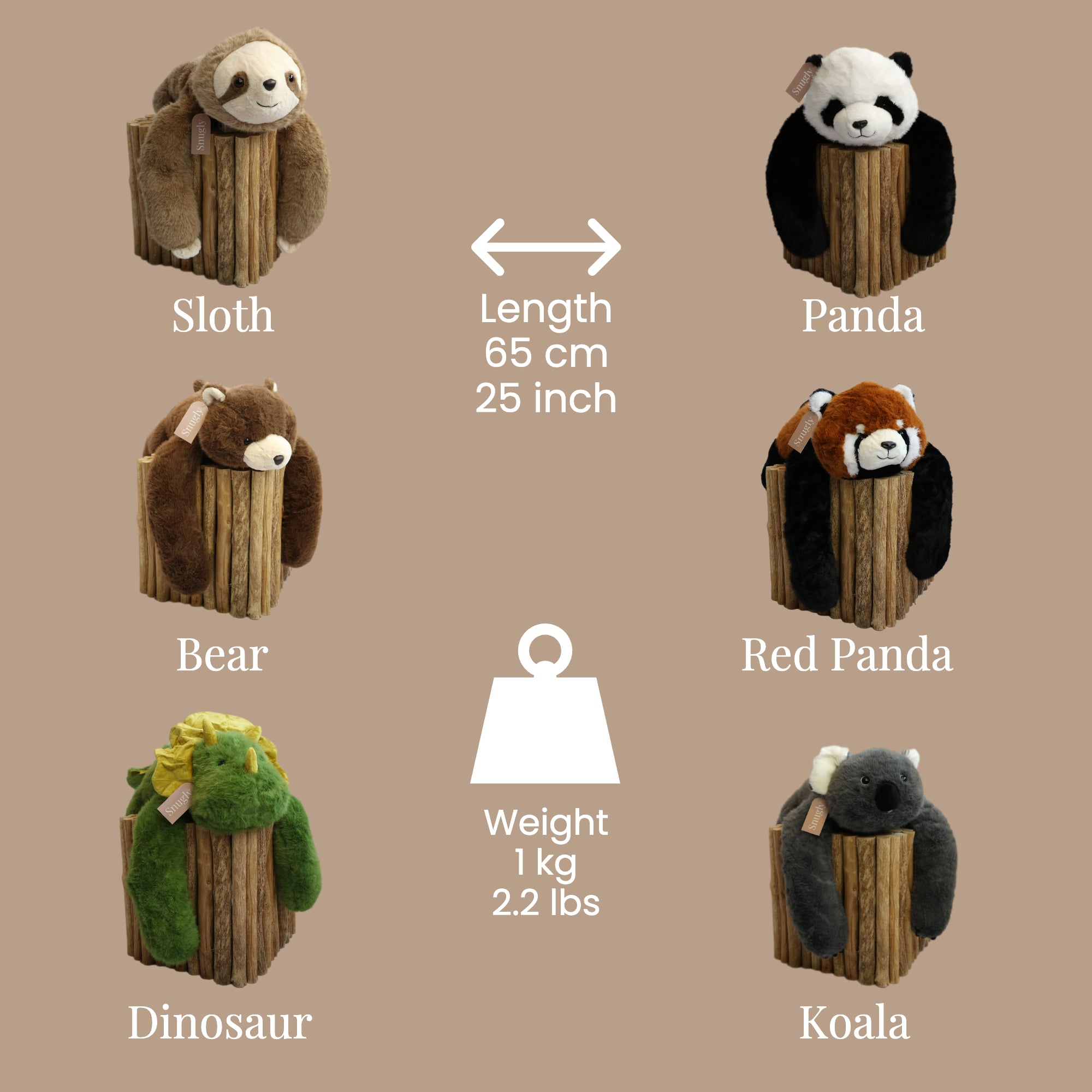 Snugly - Weighted Stuffed Animals