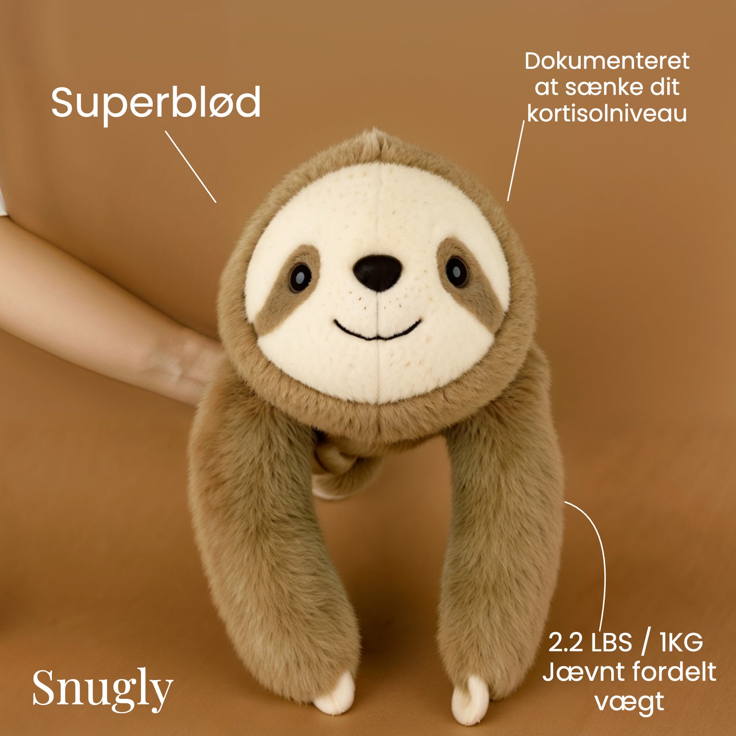 Snugly – Blød krammebamse med vægt