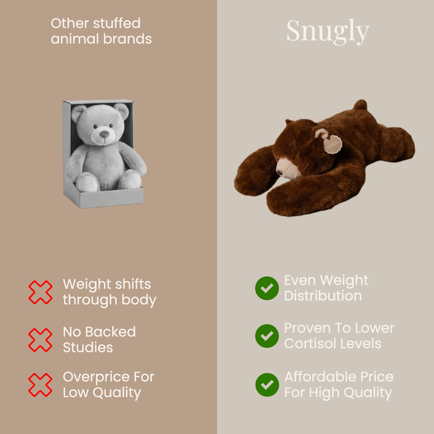 Snugly - Weighted Stuffed Friends